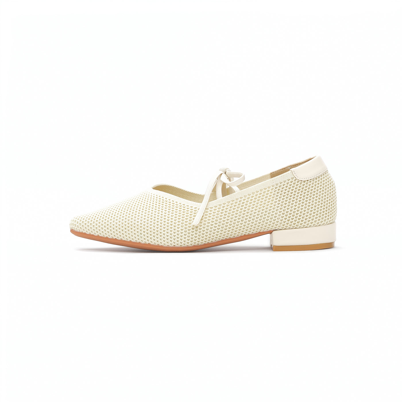 Karol Ribbon Flats - Beige (BEI)