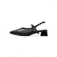 Kara Stripe Sandals - Black (BLK) - 34F / BLK