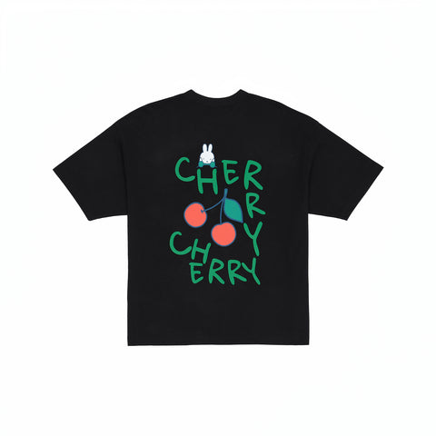 Miffy Cherry Tee - Black (BLK)