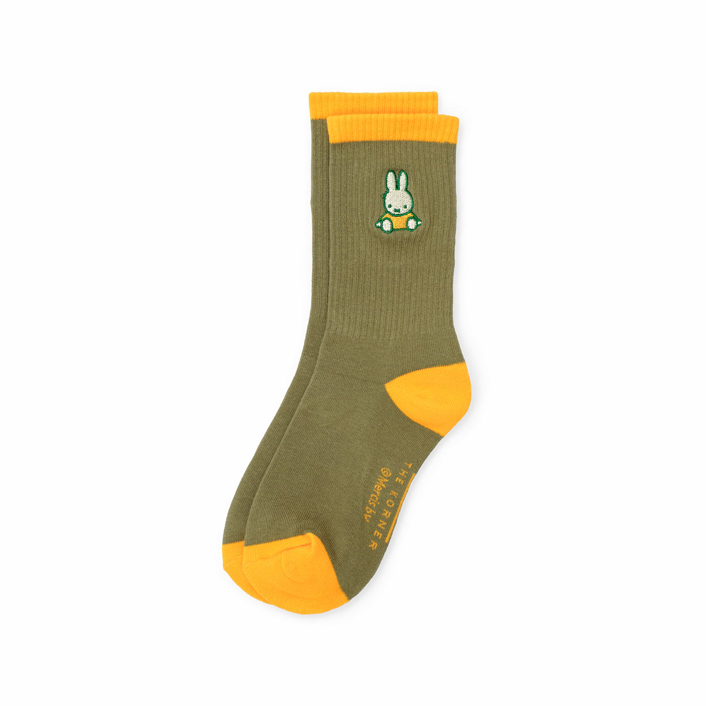 Miffy Head Color Socks - Army Green (AYG)