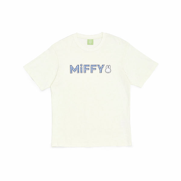 Miffy Checked Patch Tee - White (WHT)