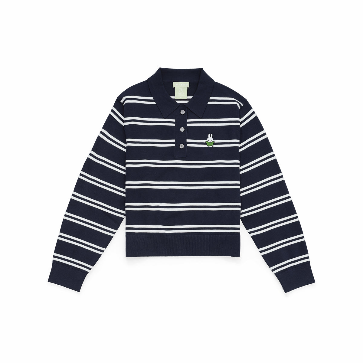 Miffy Knitted LS Polo - Navy (NVY)