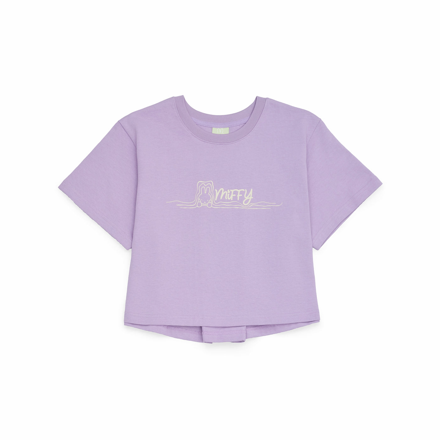 Miffy Wave Crop Tee - Light Purple (LPL)