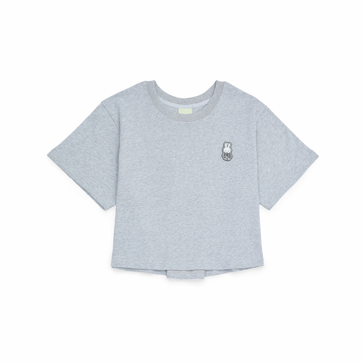 Miffy One Point Crop Tee - Grey (GRY)
