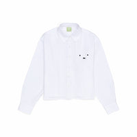 Miffy Face LS Crop Shirt - White (WHT) - M/L / WHT