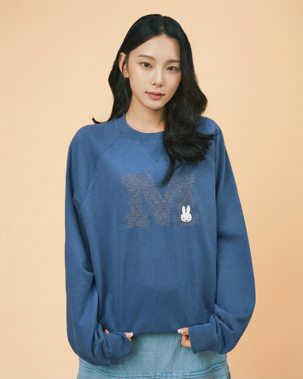 Miffy M Patch Sweatshirt - Dark Purple (PUP)