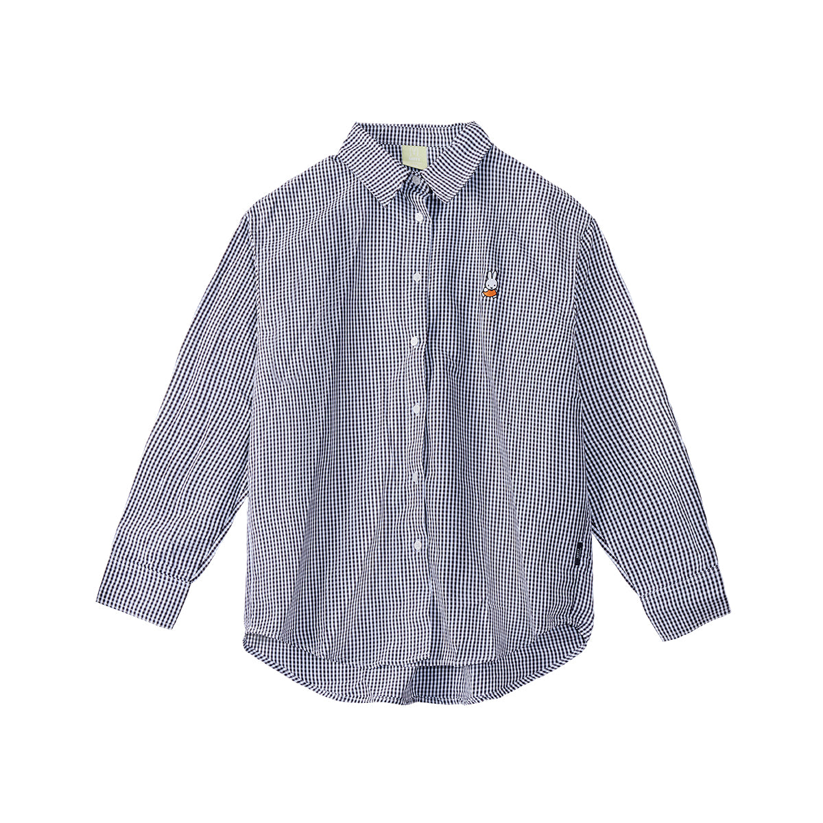 Miffy One Point Checked Shirt - Black (BLK)