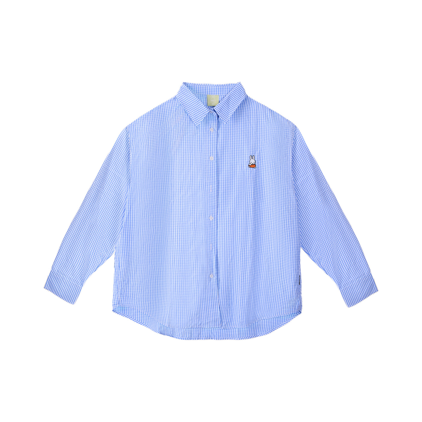 Miffy One Point Checked Shirt - Light Blue (LBL)