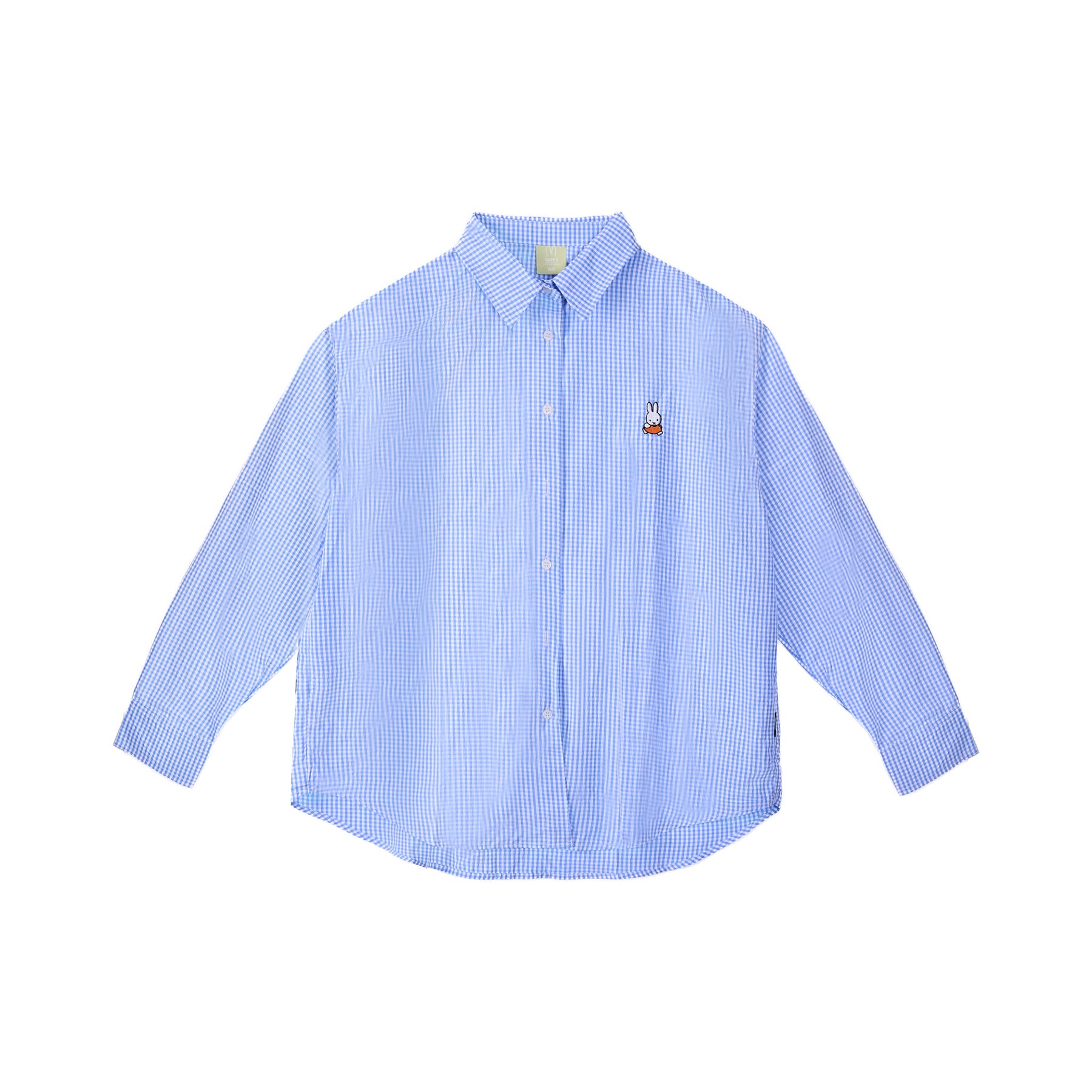 Miffy One Point Checked Shirt - Light Blue (LBL)