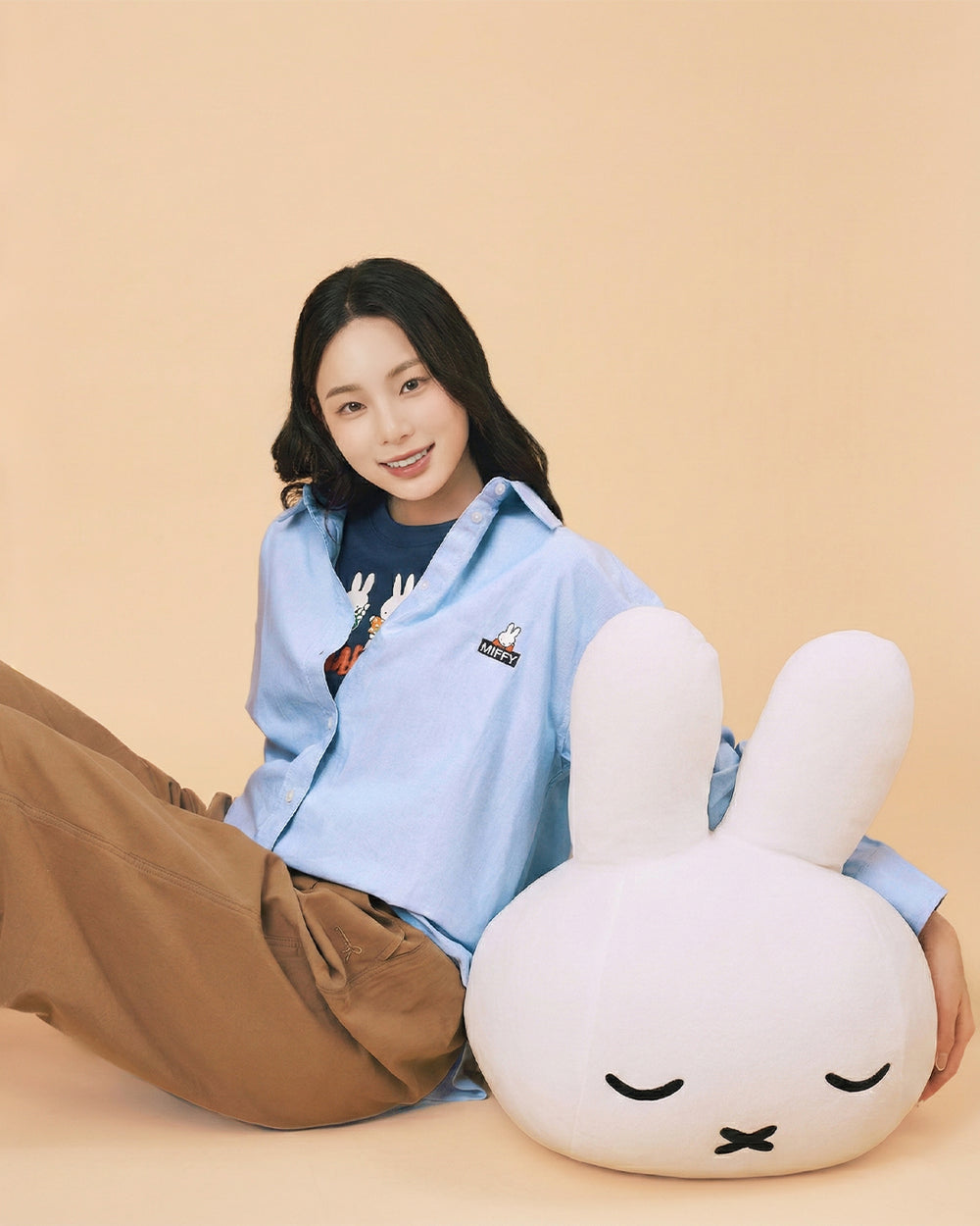 Miffy Oversized Shirt - Light Blue (LBL)