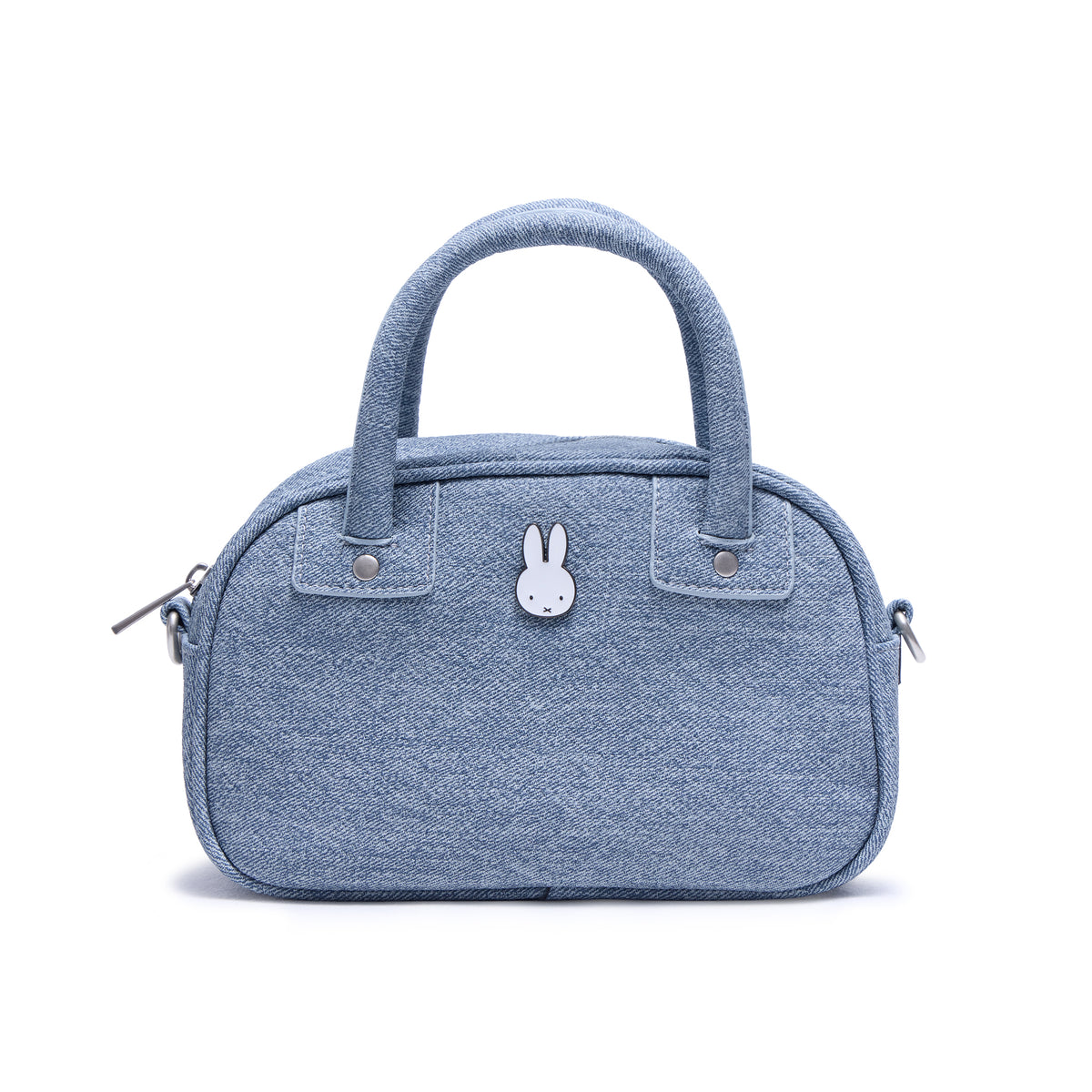Miffy Denim Print Hobo Bag - Blue (BLUE)