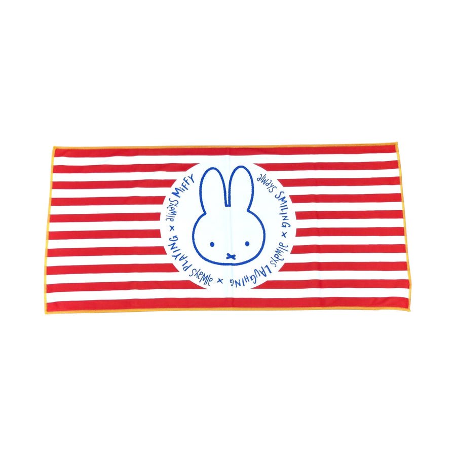 Miffy Quick Dry Towel - Stripe (RED)