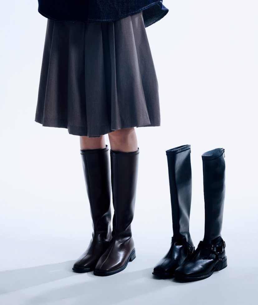 Kiley Slim Zip Boots - Black (BLK)