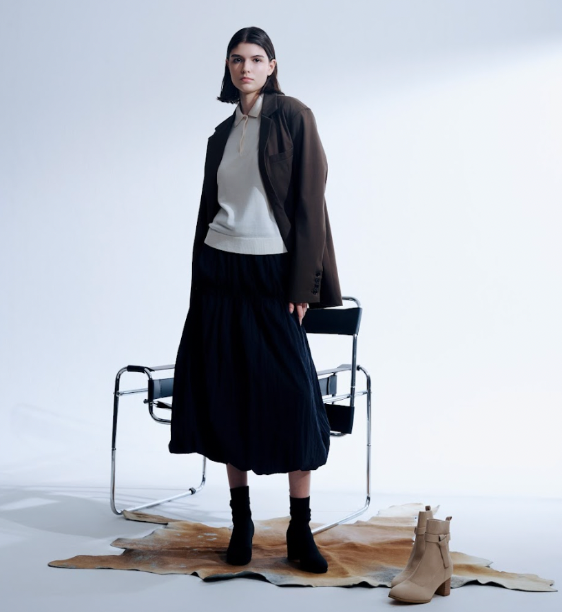 Kiley Knit Boots -  Beige (BEI)