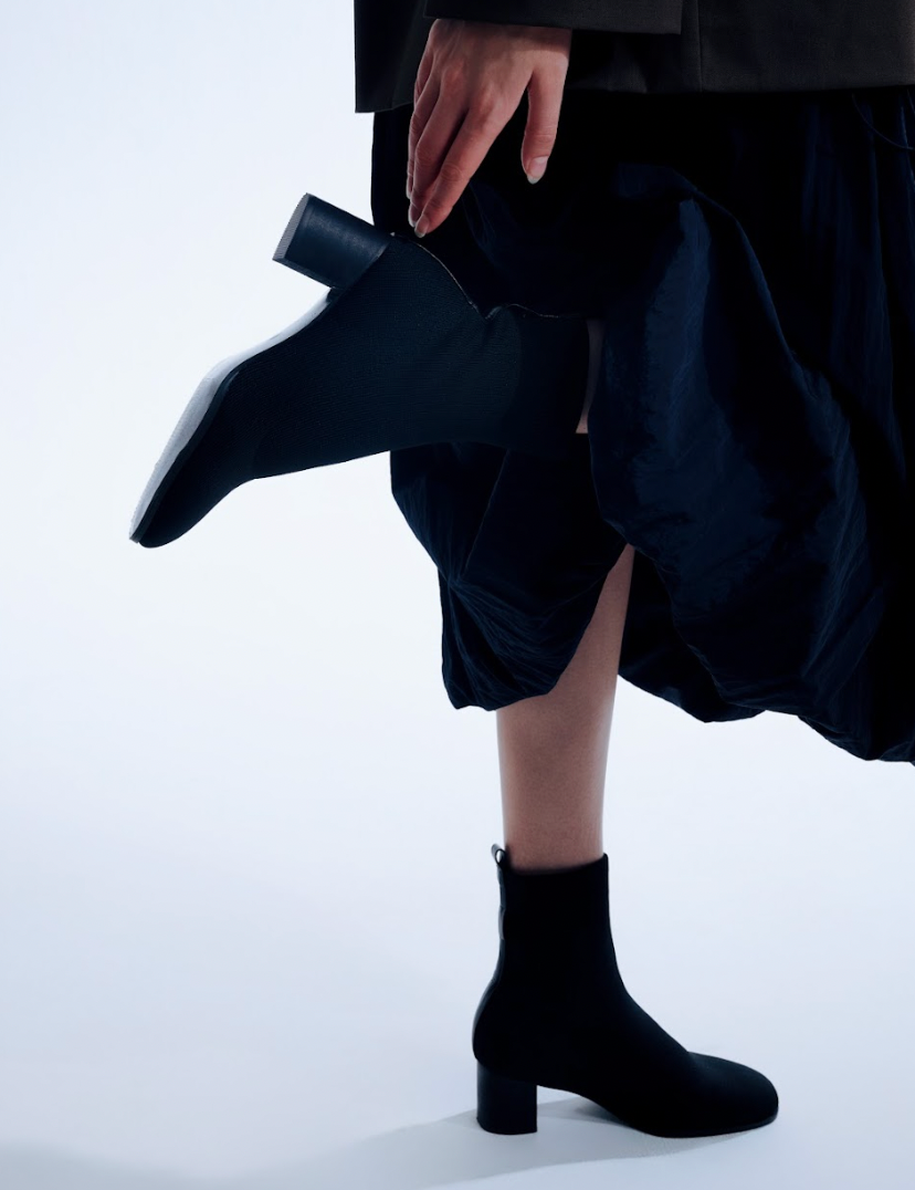 Kiley Knit Boots - Black (BLK)