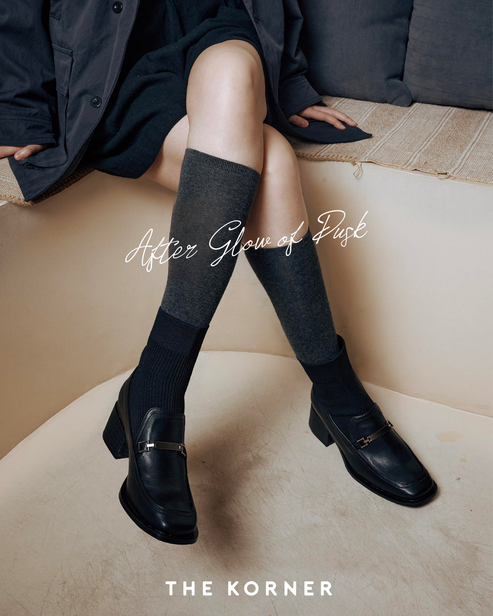 Kiley Square Boots - Khaki (KHK)