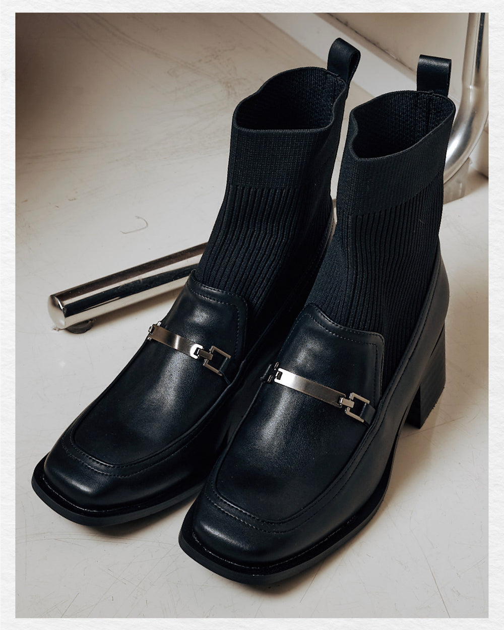 Kiley Square Boots - Black (BLK)