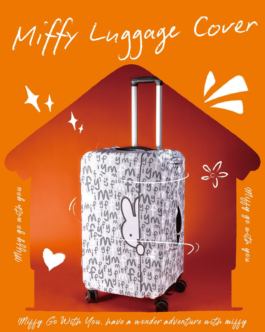 Miffy Luggage Cover - White (WHT)