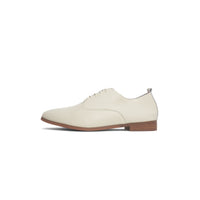 Kiff Leather Oxfords - White (BEI) - 36F / BEI