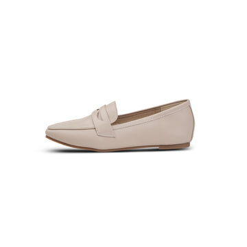 Kenni II Leather Loafers - Beige (BEIN)