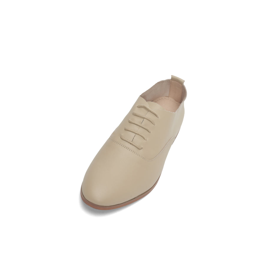 Kiff Leather Oxfords - Nude (BEIN)