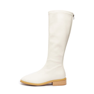 Kelsey Slim Zip Boots - White ( WHT )