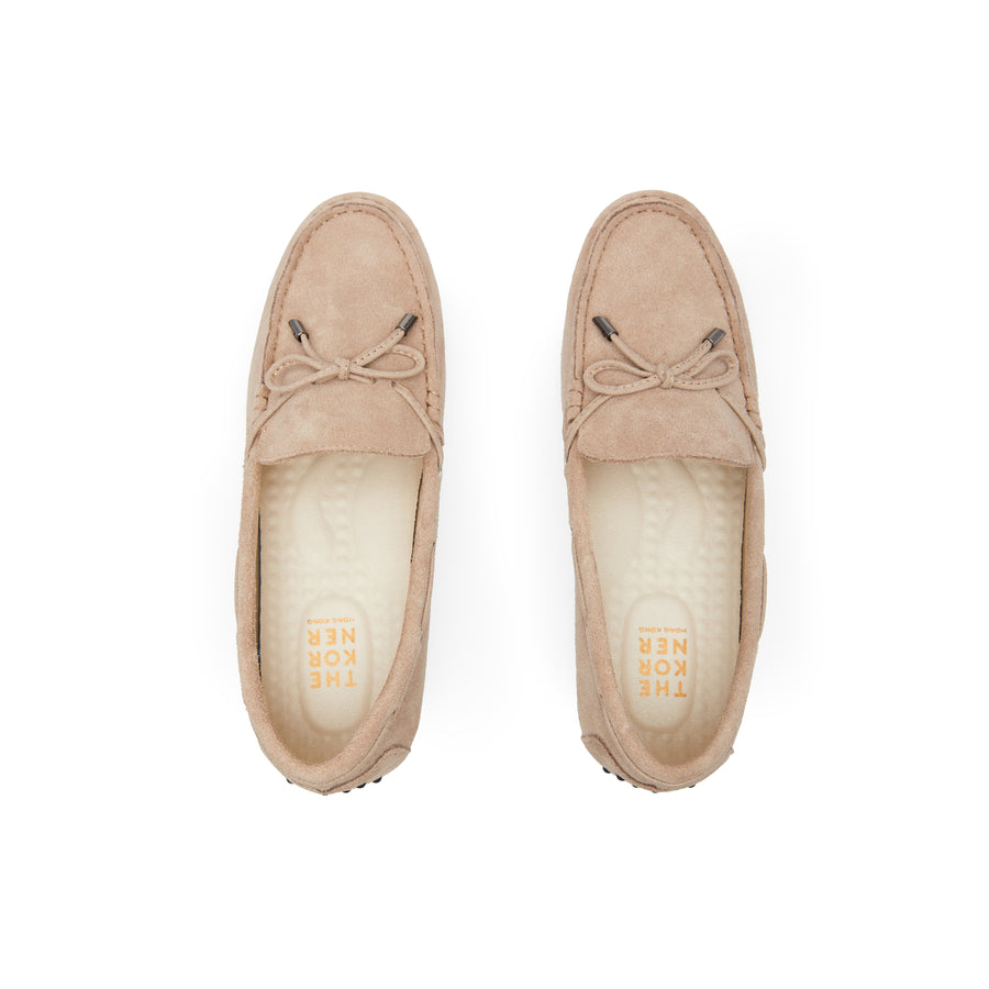 Kandi Suede Loafers - Nude ( BEIN )