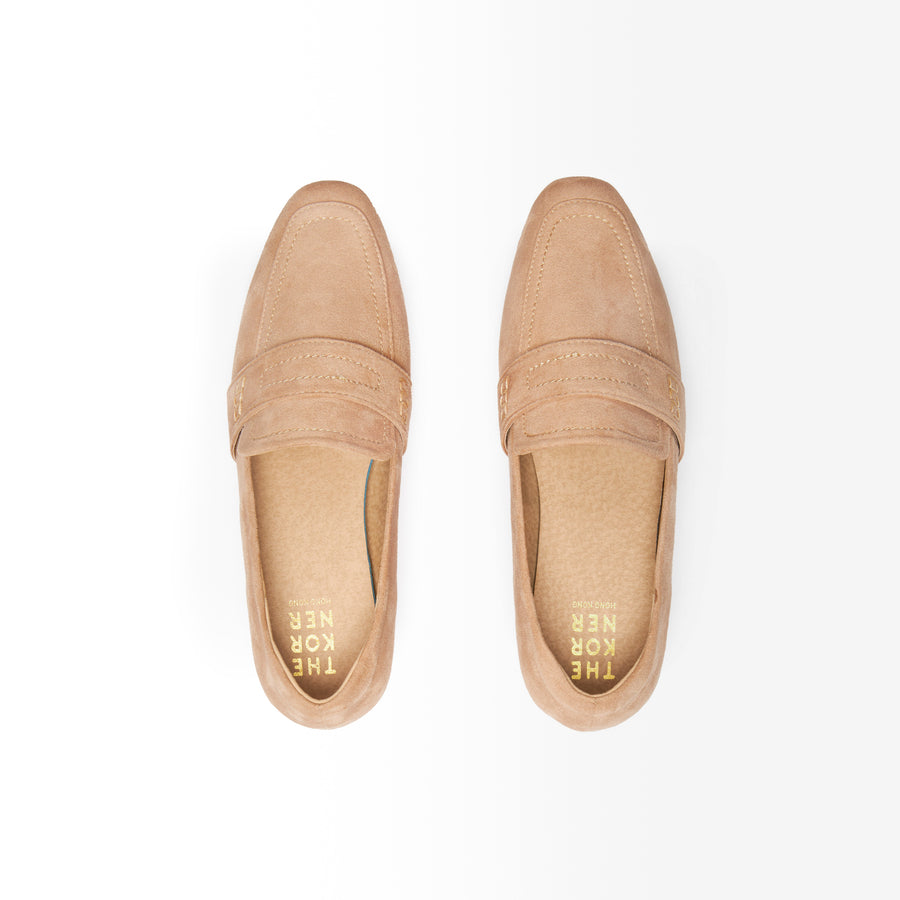 Kenni Suede Loafers - Nude (BEIN)