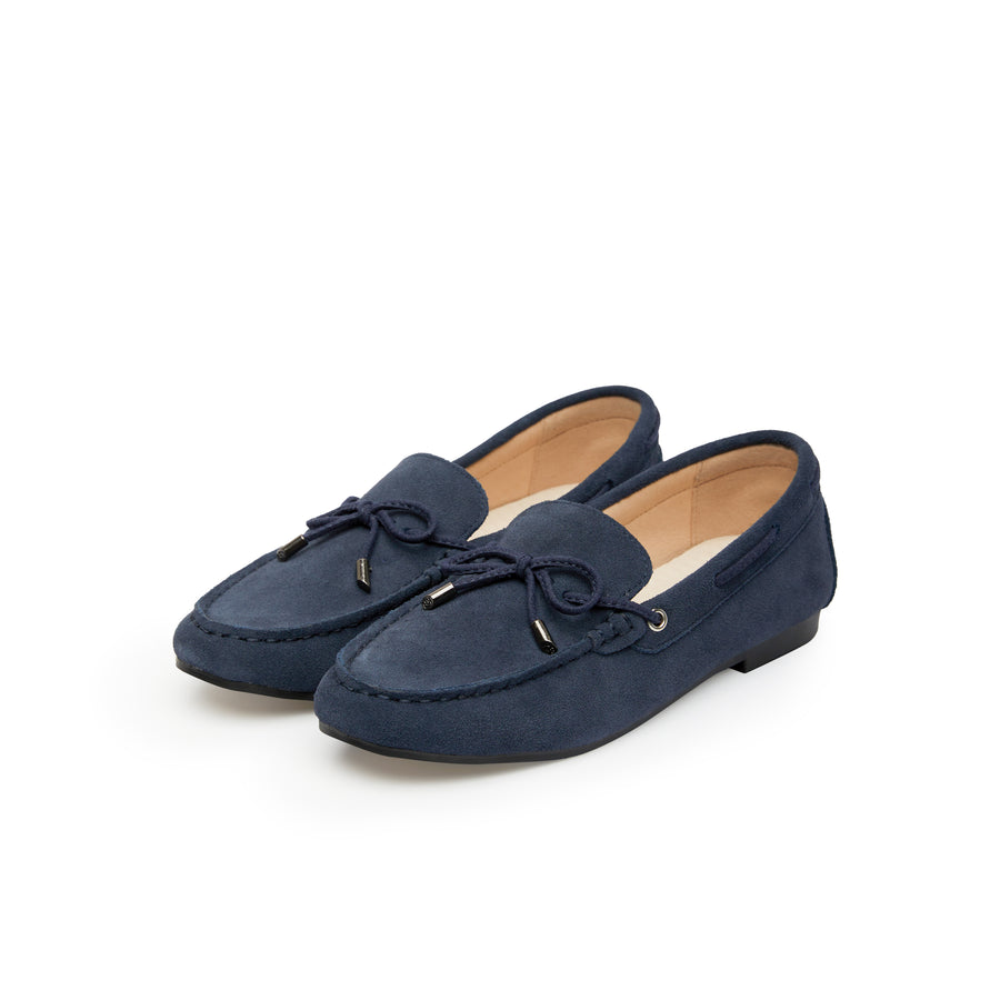 Kandi Suede Loafers - Navy ( NVY )